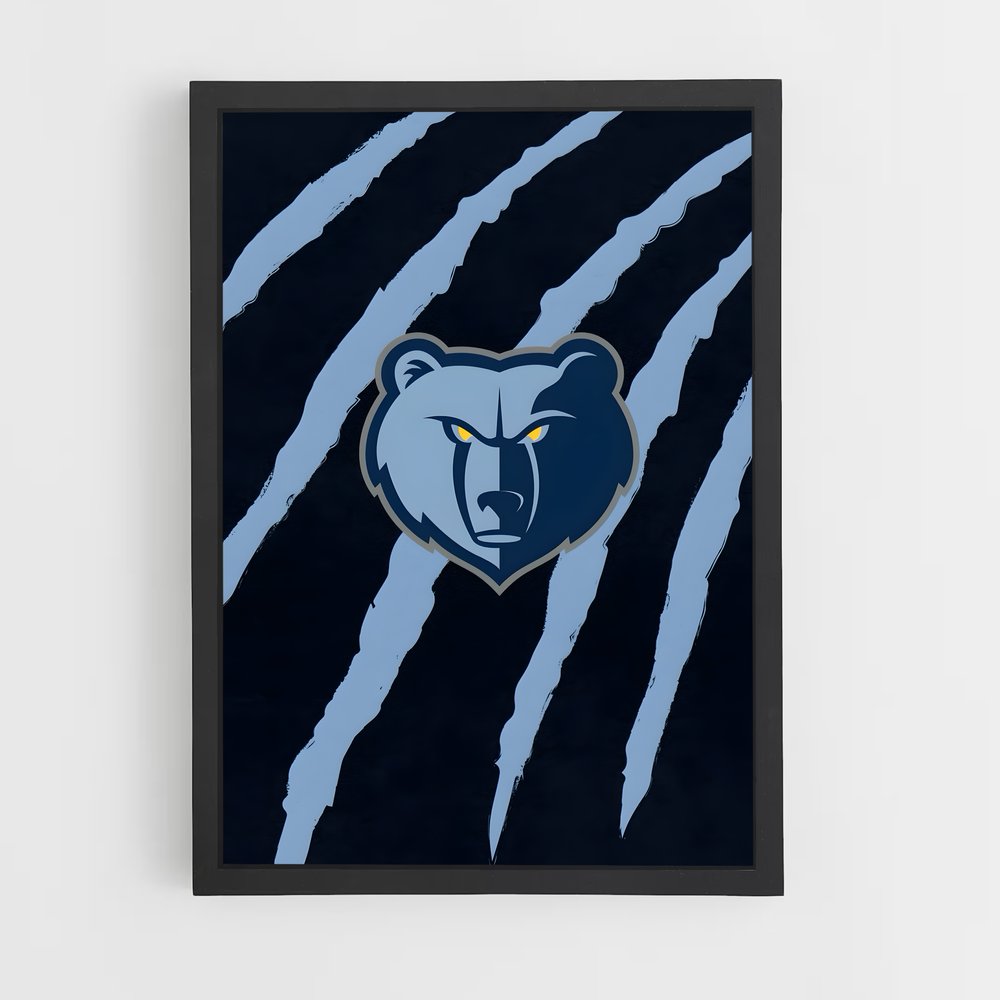 Poster Memphis de grizzlies – affiche Basketball (vue 2)